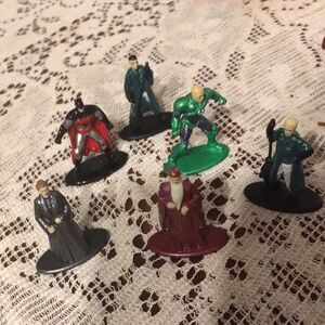Set of Superhero and Villain Figurines